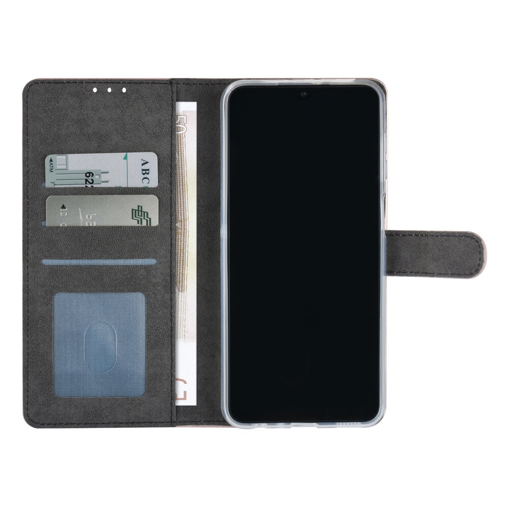 Samsung Galaxy A23 Book Case hoesje - Pasjeshouder voor 3 pasjes - Magneetsluiting - Rose Gold Samsung Galaxy A23 Book Case hoesje - Pasjeshouder voor 3 pasjes - Magneetsluiting - Rose Gold