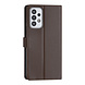 Samsung Galaxy A23 Case - Card holder for 3 cards - Magnetic closure - Brown Samsung Galaxy A23 Case - Card holder for 3 cards - Magnetic closure - Brown