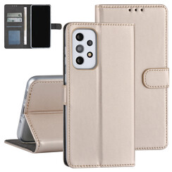 Samsung Galaxy A33 5G Book-Case hul - Kartenhalter für 3 Karten - Magnetverschluss - Gold