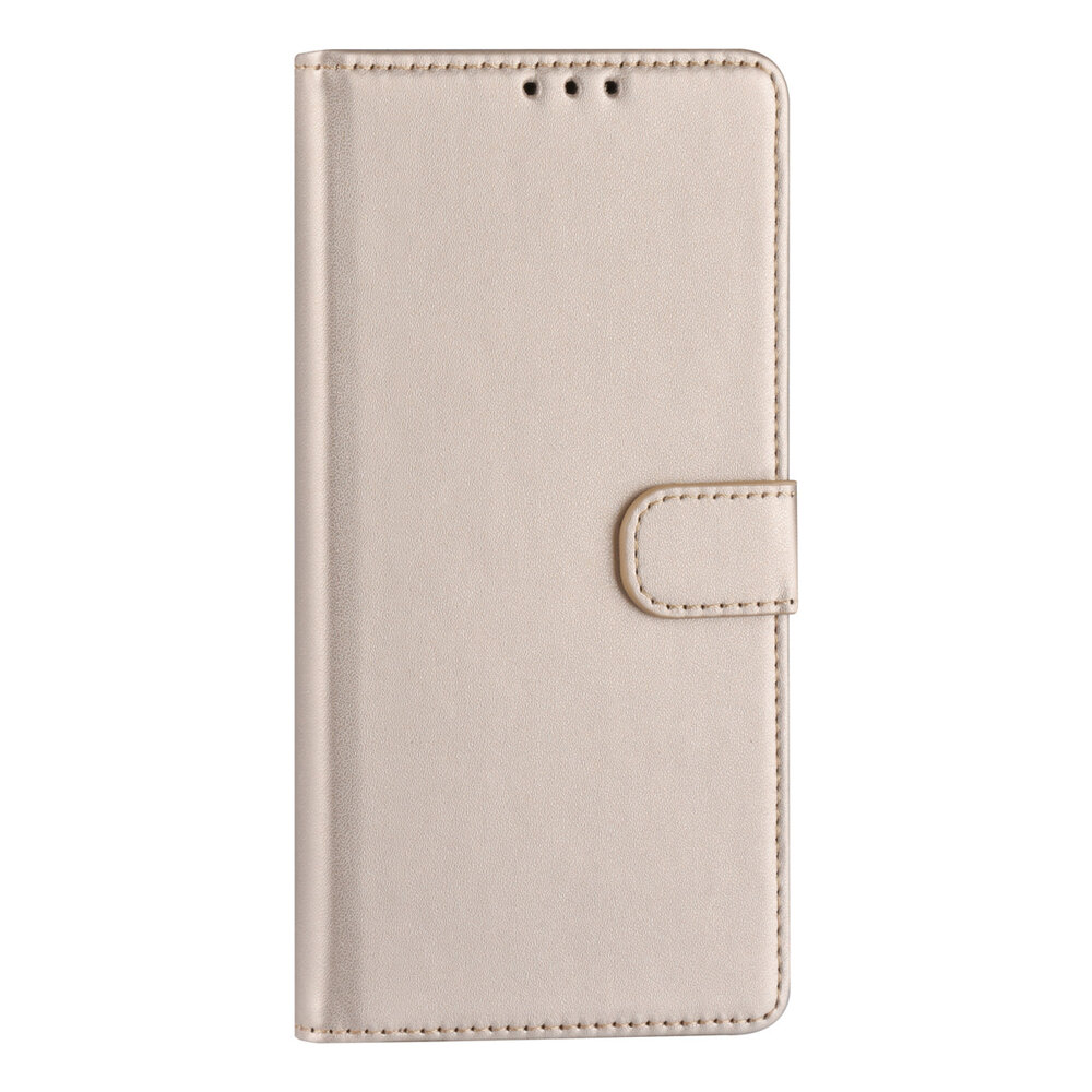 Étui Samsung Galaxy A33 5G - Porte-cartes pour 3 cartes - Fermeture magnétique - Or Étui Samsung Galaxy A33 5G - Porte-cartes pour 3 cartes - Fermeture magnétique - Or