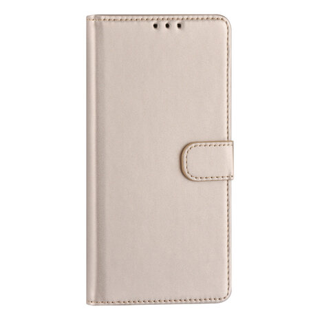 Samsung Galaxy A33 5G Book Case hoesje - Pasjeshouder voor 3 pasjes - Magneetsluiting - Goud Samsung Galaxy A33 5G Book Case hoesje - Pasjeshouder voor 3 pasjes - Magneetsluiting - Goud