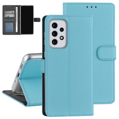Samsung Galaxy A33 5G Book-Case hul - Kartenhalter für 3 Karten - Magnetverschluss - Hellblau