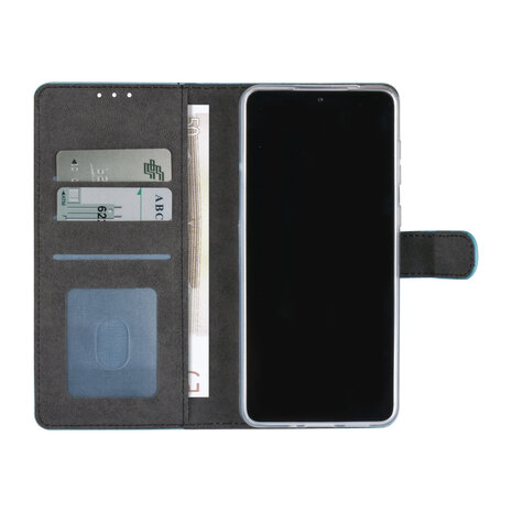 Samsung Galaxy A33 5G Case - Card holder for 3 cards - Magnetic closure - Light Blue Samsung Galaxy A33 5G Case - Card holder for 3 cards - Magnetic closure - Light Blue