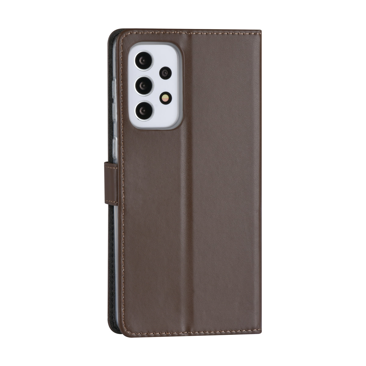 Samsung Galaxy A33 5G Book Case hoesje - Pasjeshouder voor 3 pasjes - Magneetsluiting - Bruin, foto 6 van 6