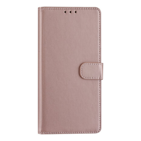 Samsung Galaxy A73 5G Book Case hoesje - Pasjeshouder voor 3 pasjes - Magneetsluiting - Rose Gold Samsung Galaxy A73 5G Book Case hoesje - Pasjeshouder voor 3 pasjes - Magneetsluiting - Rose Gold