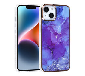UNIQ Accessory UNIQ Accessory iPhone 14 & 13 TPU Hulle - Marble Purple UNIQ Accessory UNIQ Accessory iPhone 14 & 13 TPU Hulle - Marble Purple