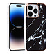 UNIQ Accessory UNIQ Accessory Étui iPhone 14 Pro - Marble Black UNIQ Accessory UNIQ Accessory Étui iPhone 14 Pro - Marble Black