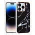 UNIQ Accessory iPhone 14 Pro TPU Backcover - Marble Black UNIQ Accessory iPhone 14 Pro TPU Backcover - Marble Black