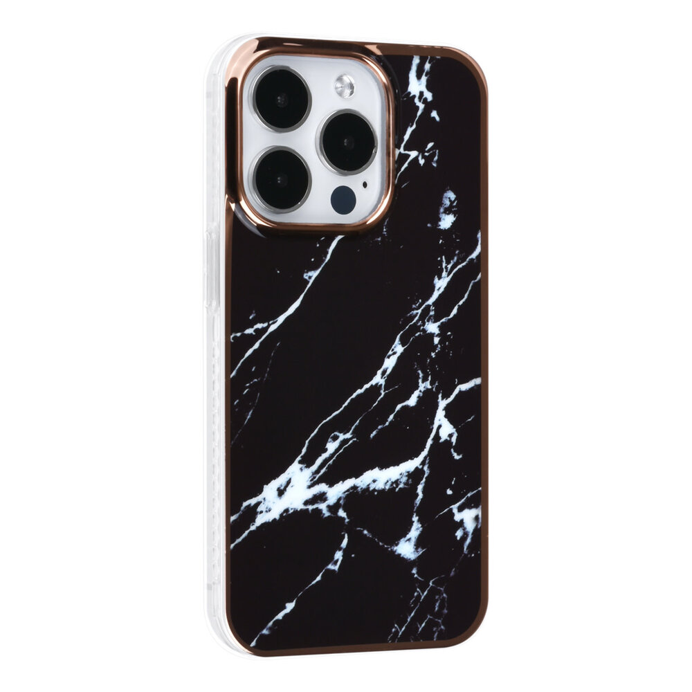 UNIQ Accessory UNIQ Accessory Étui iPhone 14 Pro - Marble Black UNIQ Accessory UNIQ Accessory Étui iPhone 14 Pro - Marble Black