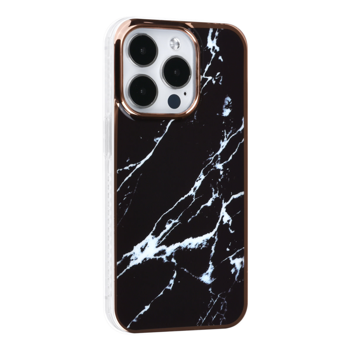 UNIQ Accessory UNIQ Accessory iPhone 14 Pro TPU Backcover - Marble Black, foto 2 van 4