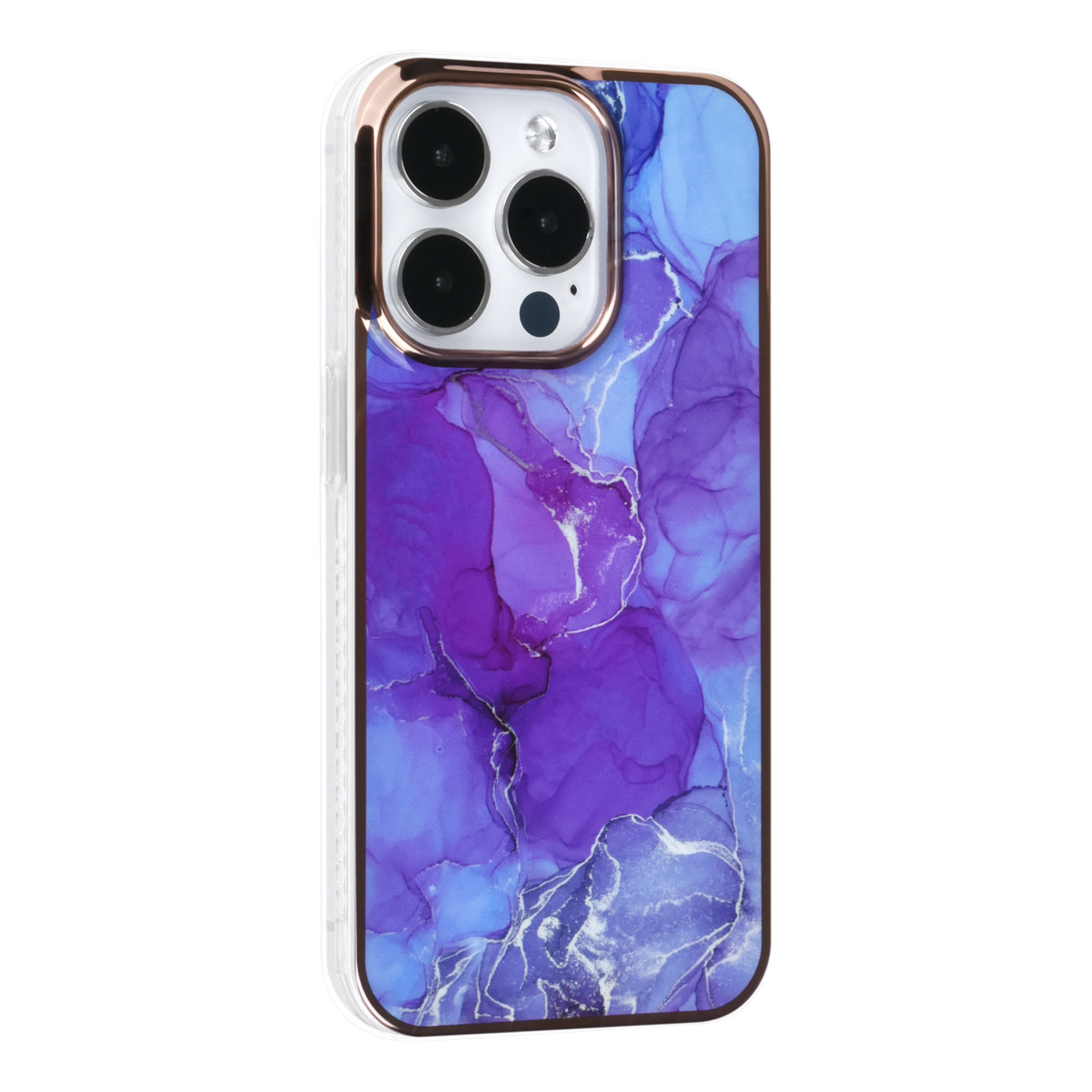 UNIQ Accessory UNIQ Accessory iPhone 14 Pro TPU Backcover - Marble Purple, foto 2 van 4