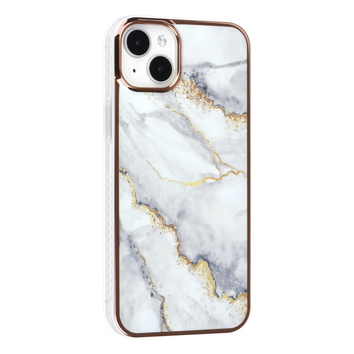 UNIQ Accessory UNIQ Accessory iPhone 14 & 15 Plus TPU Backcover - Marble White, foto 2 van 4