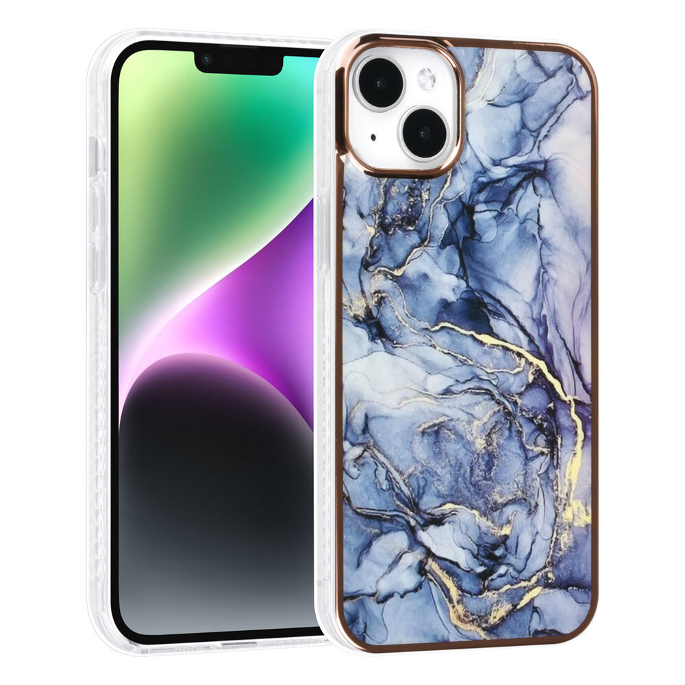 UNIQ Accessory UNIQ Accessory iPhone 14 & 15 Plus TPU Hulle - Marble Grey UNIQ Accessory UNIQ Accessory iPhone 14 & 15 Plus TPU Hulle - Marble Grey