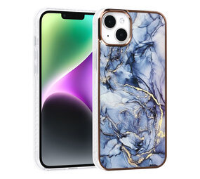 UNIQ Accessory UNIQ Accessory etui iPhone 14 & 15 Plus - Marble Grey UNIQ Accessory UNIQ Accessory etui iPhone 14 & 15 Plus - Marble Grey