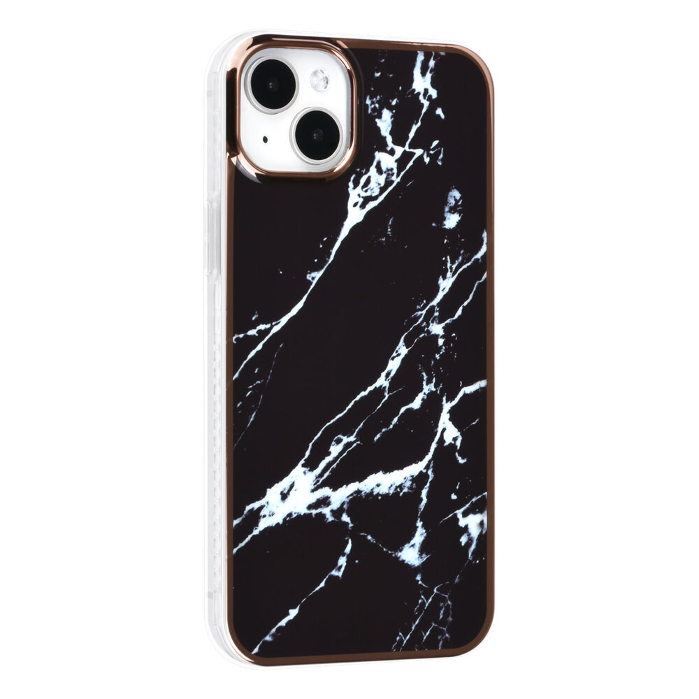 UNIQ Accessory UNIQ Accessory etui iPhone 14 & 15 Plus - Marble Black UNIQ Accessory UNIQ Accessory etui iPhone 14 & 15 Plus - Marble Black