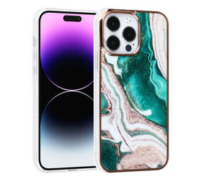 UNIQ Accessory UNIQ Accessory Étui iPhone 14 Pro Max - Marble Green UNIQ Accessory UNIQ Accessory Étui iPhone 14 Pro Max - Marble Green