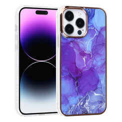 UNIQ Accessory iPhone 14 Pro Max TPU Backcover - Marble Purple
