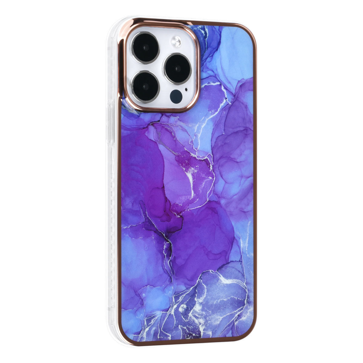 UNIQ Accessory UNIQ Accessory iPhone 14 Pro Max TPU Backcover - Marble Purple, foto 2 van 4