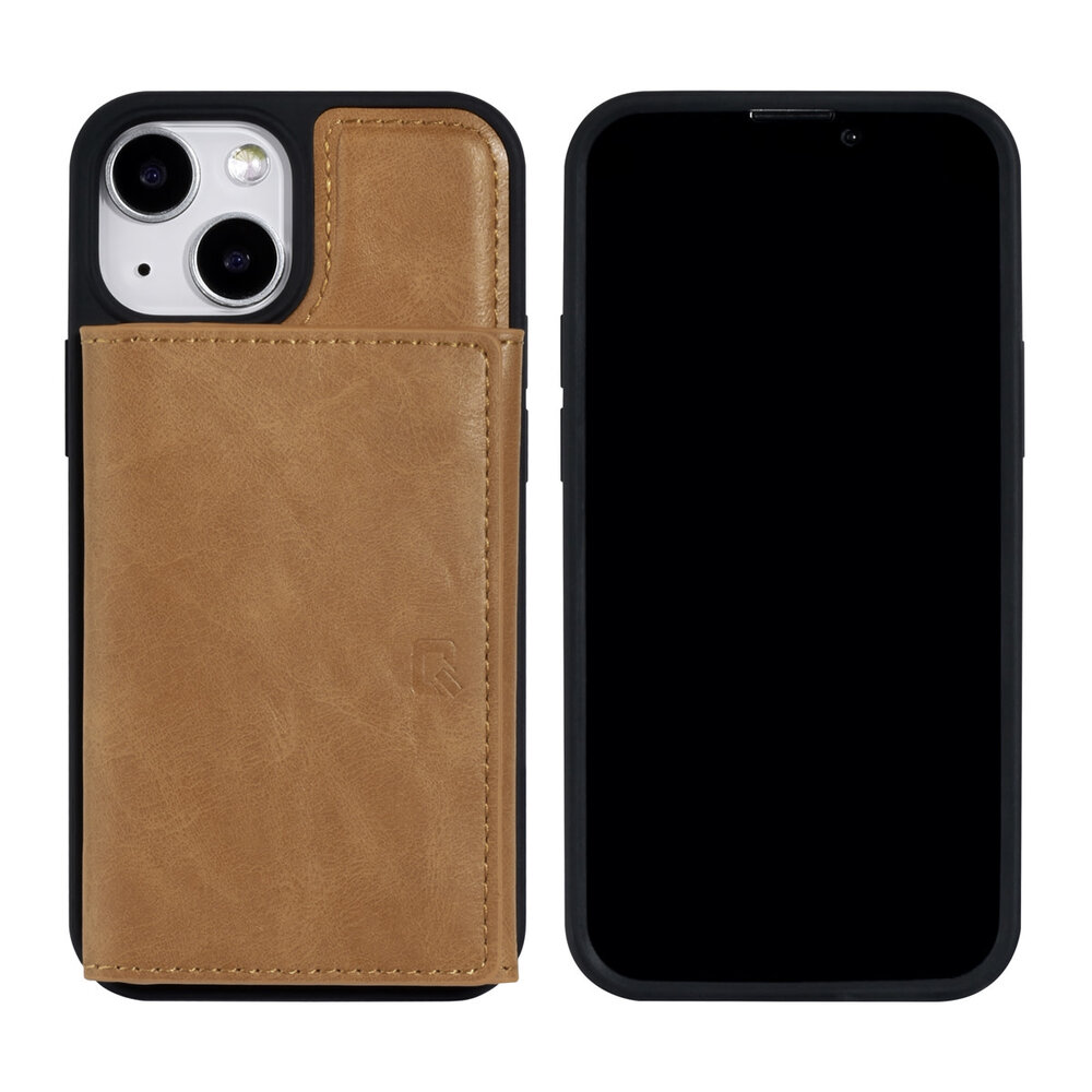 UNIQ Accessory UNIQ Accessory Étui iPhone 13 Mini- avec porte-carte amovible - Brun clair UNIQ Accessory UNIQ Accessory Étui iPhone 13 Mini- avec porte-carte amovible - Brun clair