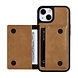 UNIQ Accessory UNIQ Accessory Etui iPhone 13 & 14- avec porte-carte amovible - Brun clair UNIQ Accessory UNIQ Accessory Etui iPhone 13 & 14- avec porte-carte amovible - Brun clair