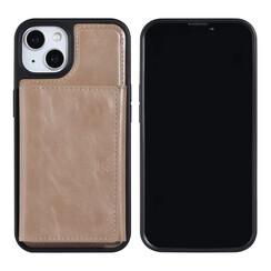 UNIQ Accessory iPhone 13 & 14 Hardcase Backcover - with removable card holder - Rose Gold