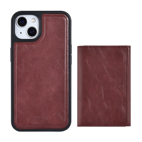 UNIQ Accessory UNIQ Accessory iPhone 13 & 14 Hardcase-Ruckseite - mit abnehmbarem Kartenhalter - Rot UNIQ Accessory UNIQ Accessory iPhone 13 & 14 Hardcase-Ruckseite - mit abnehmbarem Kartenhalter - Rot