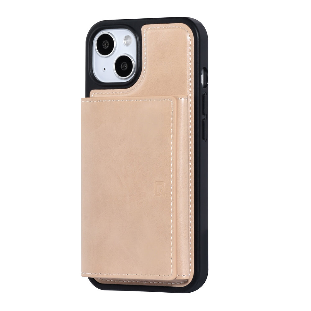 UNIQ Accessory UNIQ Accessory iPhone 13 & 14 Hardcase Backcover - with removable card holder - Gold UNIQ Accessory UNIQ Accessory iPhone 13 & 14 Hardcase Backcover - with removable card holder - Gold