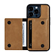 UNIQ Accessory UNIQ Accessory iPhone 13 Pro Hardcase Backcover - with removable card holder - Light Brown UNIQ Accessory UNIQ Accessory iPhone 13 Pro Hardcase Backcover - with removable card holder - Light Brown