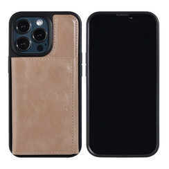 UNIQ Accessory iPhone 13 Pro Hardcase-Rückseite - mit abnehmbarem Kartenhalter - Rose Gold