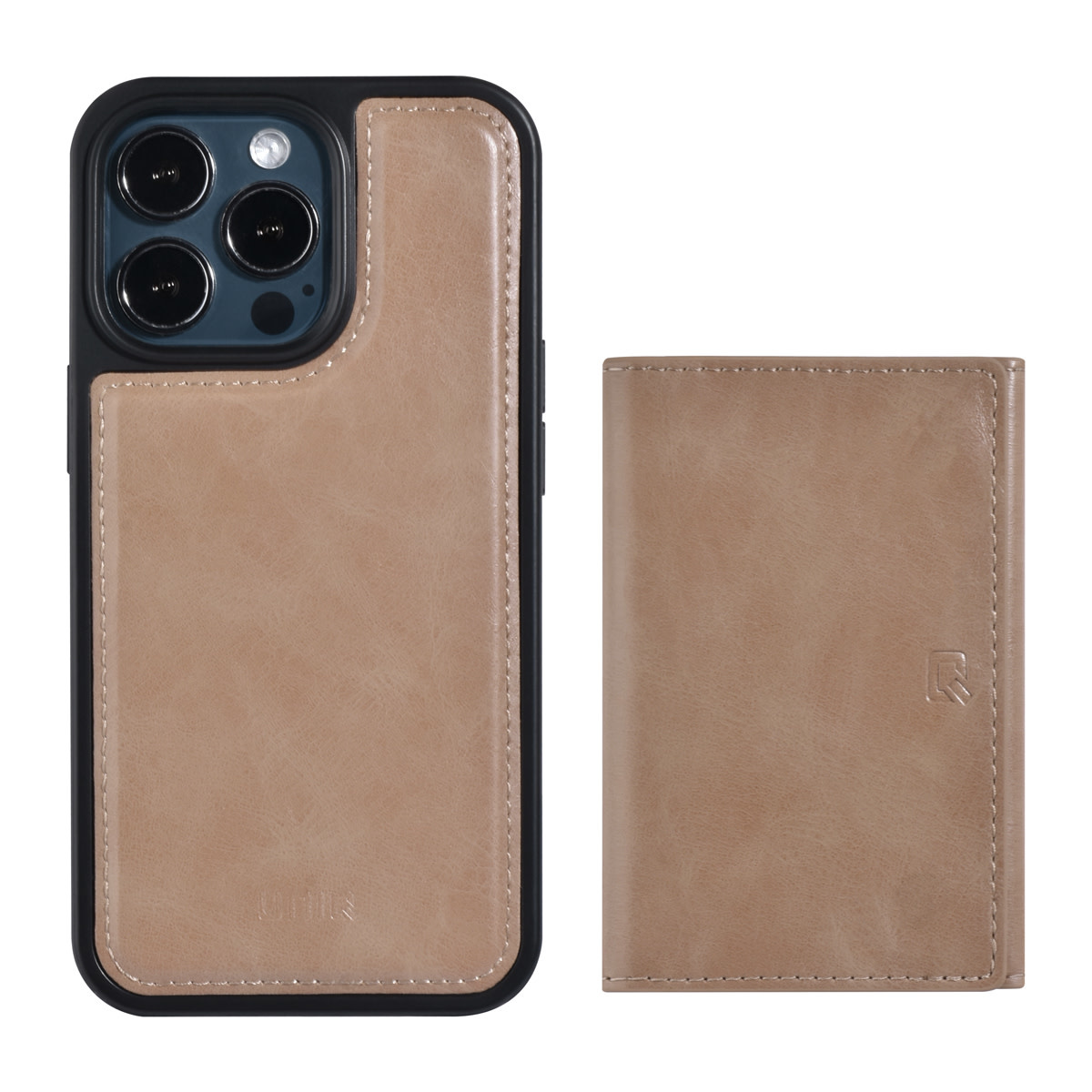 UNIQ Accessory UNIQ Accessory iPhone 13 Pro Backcover hoesje - met afneembare Pasjeshouder - Rose Gold, foto 3 van 5
