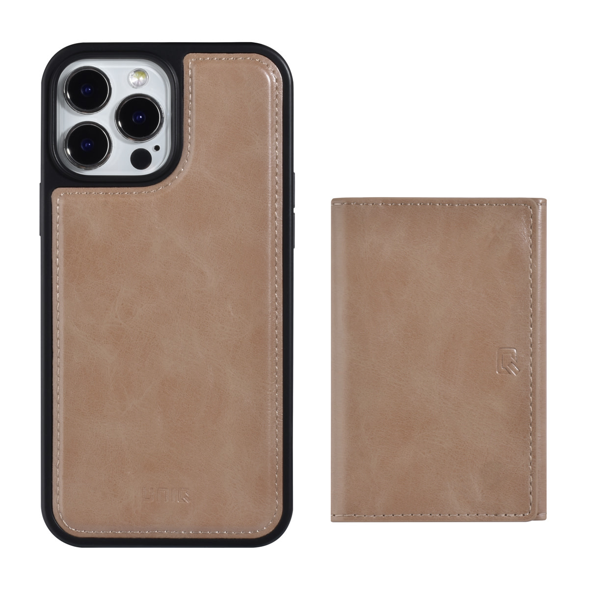 UNIQ Accessory UNIQ Accessory iPhone 13 Pro Max Backcover hoesje - met afneembare Pasjeshouder - Rose Gold, foto 4 van 5