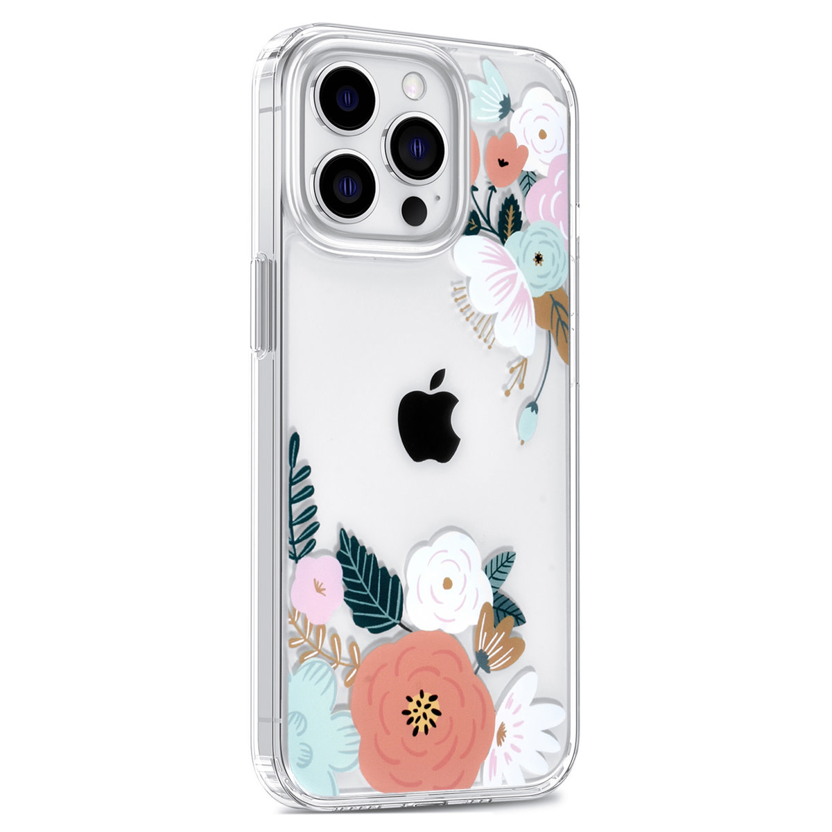 UNIQ Accessory UNIQ Accessory iPhone 13 Pro Backcover hoesje - Transparant - Floral Print 1, foto 2 van 4