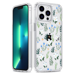 UNIQ Accessory iPhone 13 Pro Case - Transparent - Floral Print 3