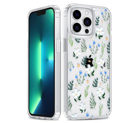 UNIQ Accessory UNIQ Accessory Étui iPhone 13 Pro - Transparent - Floral Print 3 UNIQ Accessory UNIQ Accessory Étui iPhone 13 Pro - Transparent - Floral Print 3