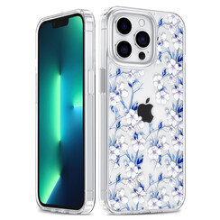 UNIQ Accessory iPhone 13 Pro Case - Transparent - Floral Print 4