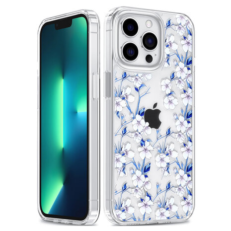 UNIQ Accessory UNIQ Accessory iPhone 13 Pro Case - Transparent - Floral Print 4 UNIQ Accessory UNIQ Accessory iPhone 13 Pro Case - Transparent - Floral Print 4