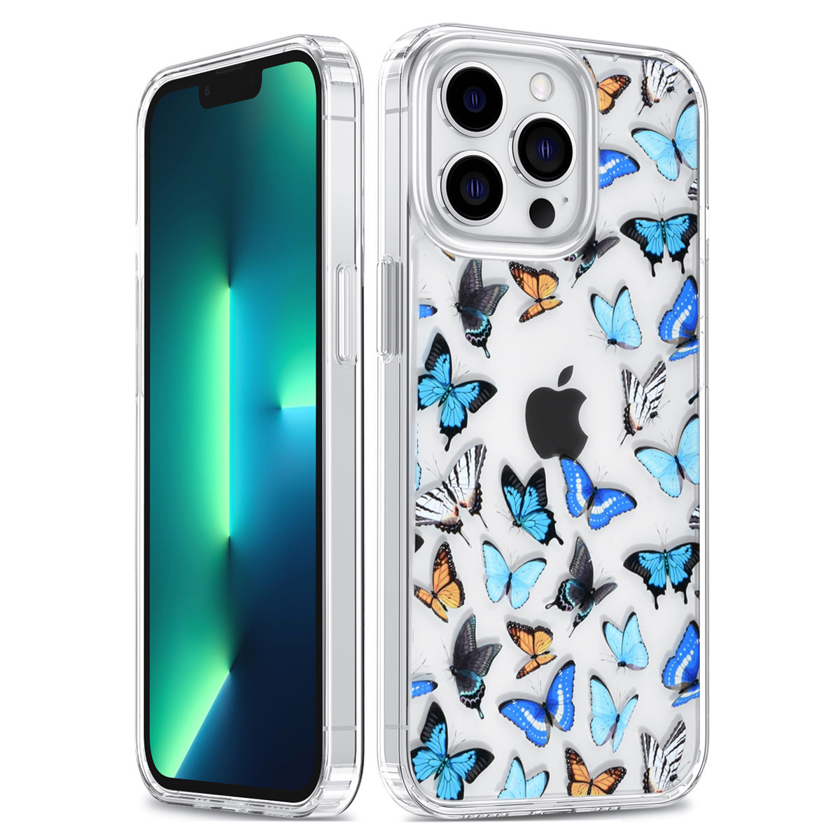 UNIQ Accessory UNIQ Accessory iPhone 13 Pro Backcover hoesje - Transparant - Floral Print 5