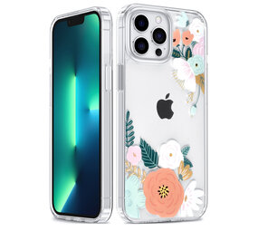 UNIQ Accessory UNIQ Accessory iPhone 13 Pro Max Case - Transparent - Floral Print 1 UNIQ Accessory UNIQ Accessory iPhone 13 Pro Max Case - Transparent - Floral Print 1