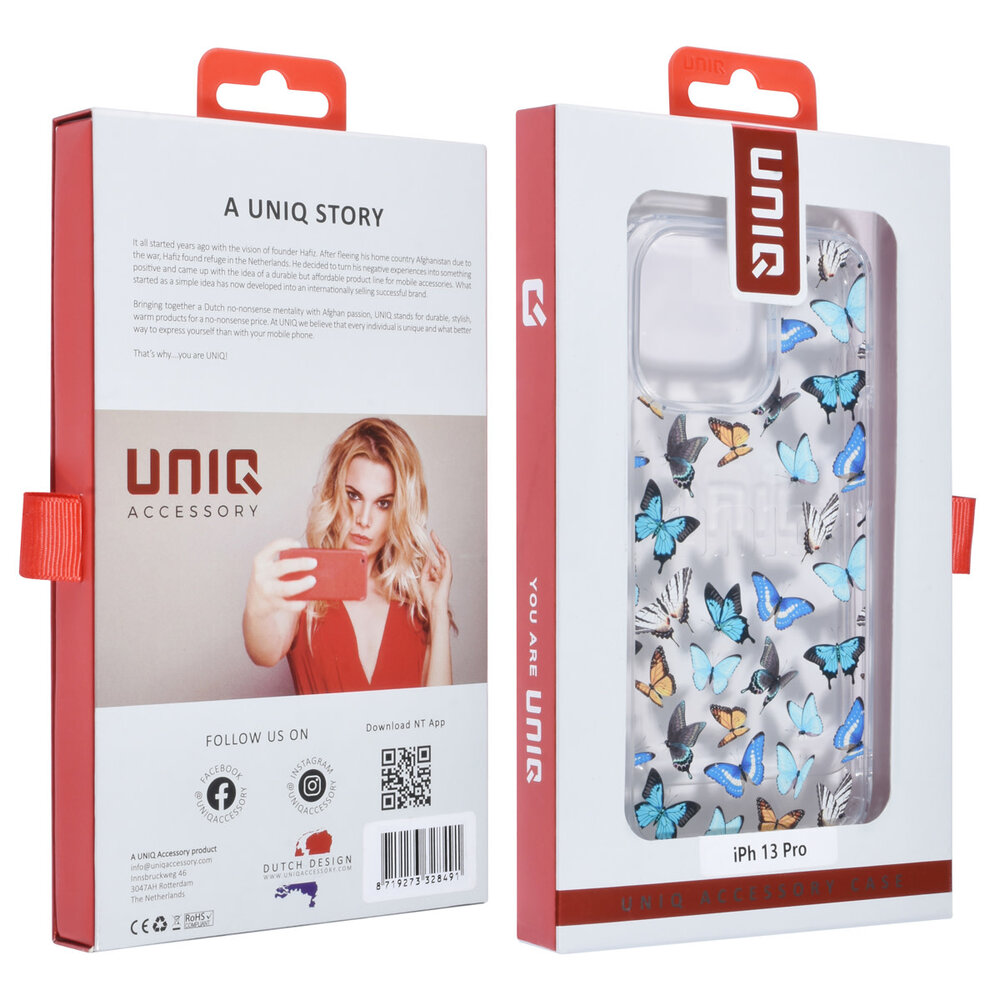 UNIQ Accessory UNIQ Accessory Étui iPhone 13 Pro - Transparent - Floral Print 5 UNIQ Accessory UNIQ Accessory Étui iPhone 13 Pro - Transparent - Floral Print 5