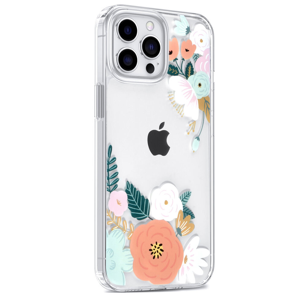 UNIQ Accessory UNIQ Accessory iPhone 13 Pro Max Case - Transparent - Floral Print 1 UNIQ Accessory UNIQ Accessory iPhone 13 Pro Max Case - Transparent - Floral Print 1