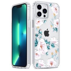 UNIQ Accessory iPhone 13 Pro Max Case - Transparent - Floral Print 2
