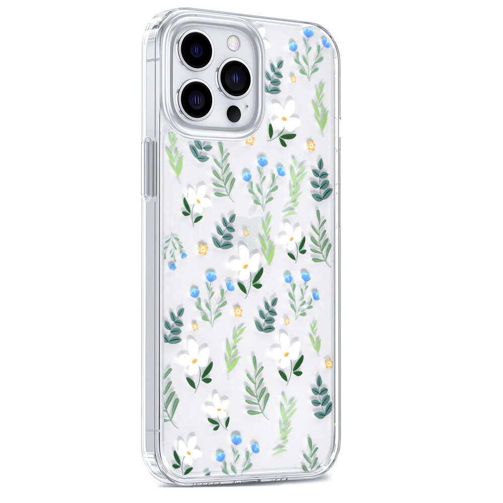 UNIQ Accessory UNIQ Accessory Étui iPhone 13 Pro Max - Transparent - Floral Print 3 UNIQ Accessory UNIQ Accessory Étui iPhone 13 Pro Max - Transparent - Floral Print 3