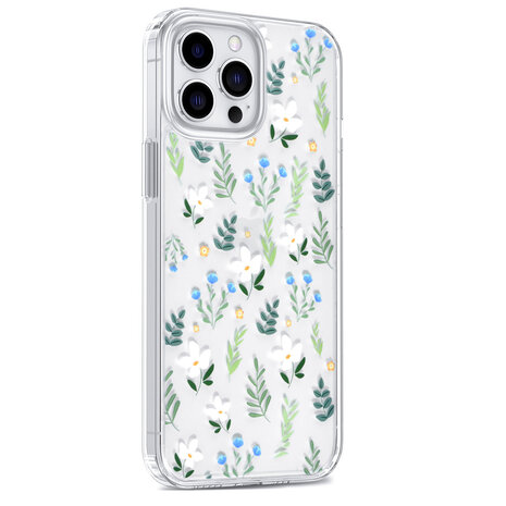 UNIQ Accessory UNIQ Accessory Étui iPhone 13 Pro Max - Transparent - Floral Print 3 UNIQ Accessory UNIQ Accessory Étui iPhone 13 Pro Max - Transparent - Floral Print 3