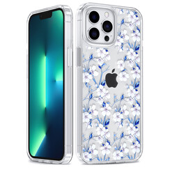 UNIQ Accessory Étui iPhone 13 Pro Max - Transparent - Floral Print 4