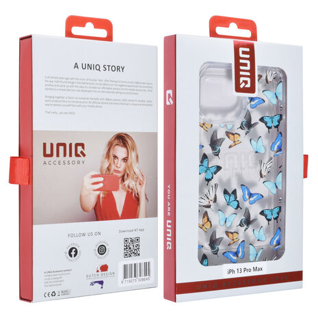 UNIQ Accessory UNIQ Accessory Étui iPhone 13 Pro Max - Transparent - Floral Print 5 UNIQ Accessory UNIQ Accessory Étui iPhone 13 Pro Max - Transparent - Floral Print 5