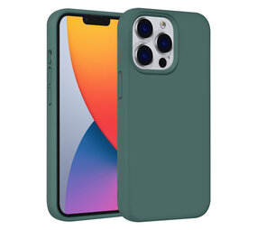 UNIQ Accessory UNIQ Accessory iPhone 13 Pro Premium Backcover hoesje - Groen UNIQ Accessory UNIQ Accessory iPhone 13 Pro Premium Backcover hoesje - Groen