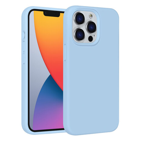 UNIQ Accessory UNIQ Accessory iPhone 13 Pro Premium TPU Backcover - Light Blue UNIQ Accessory UNIQ Accessory iPhone 13 Pro Premium TPU Backcover - Light Blue