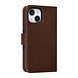 UNIQ Accessory UNIQ Accessory iPhone 13 Mini 2 in 1 Booktype en Backcover Pasjeshouder - Bruin UNIQ Accessory UNIQ Accessory iPhone 13 Mini 2 in 1 Booktype en Backcover Pasjeshouder - Bruin