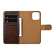 UNIQ Accessory UNIQ Accessory iPhone 13 Mini 2 in 1 Booktype en Backcover Pasjeshouder - Bruin UNIQ Accessory UNIQ Accessory iPhone 13 Mini 2 in 1 Booktype en Backcover Pasjeshouder - Bruin