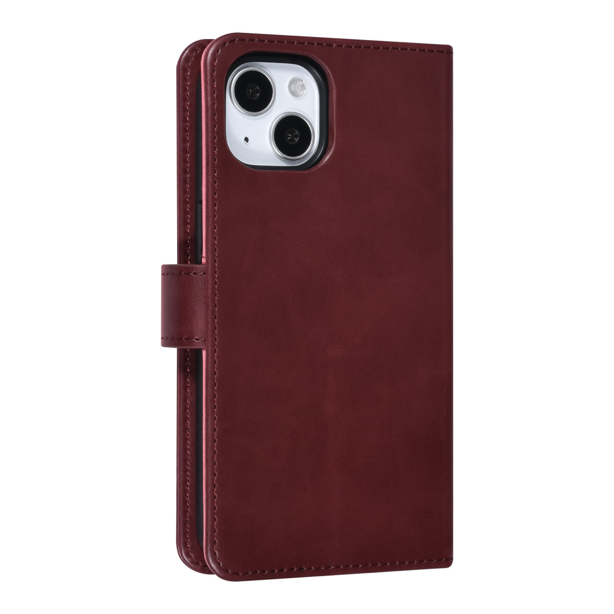 UNIQ Accessory UNIQ Accessory iPhone 13 & 14 2 in 1 Booktype en Backcover Pasjeshouder - Rood, foto 3 van 6